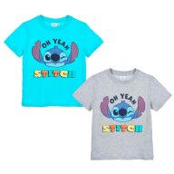   Disney Lilo és Stitch, A csillagkutya Oh Yeah gyerek rövid póló, felső 4 - 10 év / 104 - 140 cm