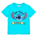 Disney Lilo és Stitch, A csillagkutya Oh Yeah gyerek rövid póló, felső 4 - 10 év / 104 - 140 cm