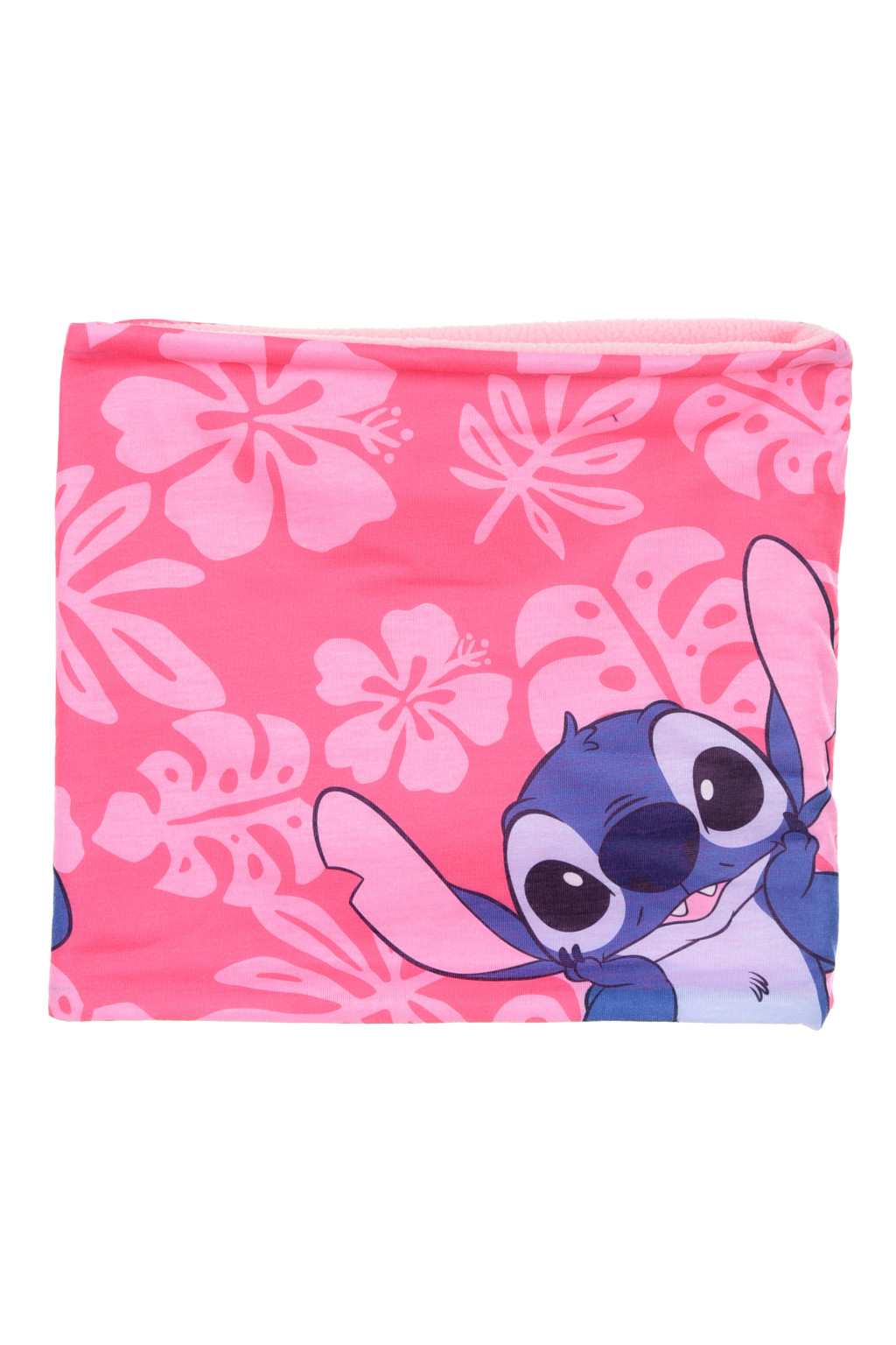 Детски шал тип яка Disney Lilo and Stitch Paradise, розов