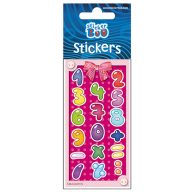 Számos Pink matrica ezüst díszítéssel