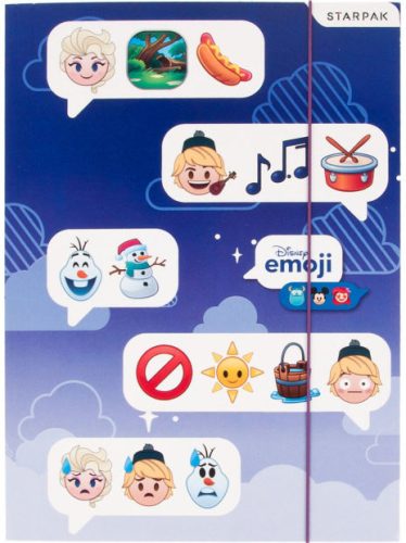 Disney Jégvarázs Emoji A/4 gumis mappa
