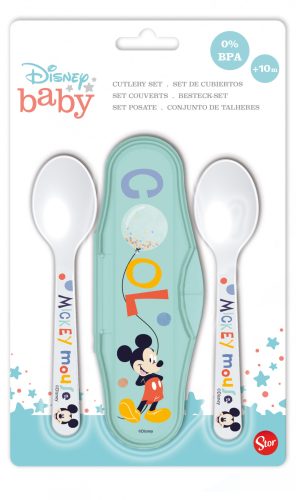 Disney Mickey baba utazó evőeszköz készlet