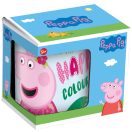 Peppa malac Pink porcelán bögre 235 ml (8 oz) Díszdobozban