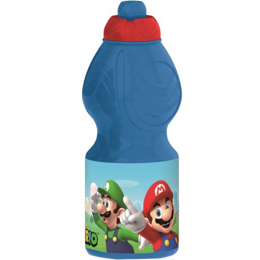 Super Mario Mushroom Kingdom műanyag sportkulacs 400 ml