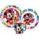 Disney Mickey Better Together étkészlet, micro műanyag szett bögrével 265 ml