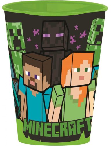 Minecraft pohár, műanyag 260 ml