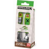 Minecraft Core fém ergo evőeszköz készlet - 2 darabos