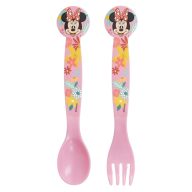   Disney Minnie Spring műanyag evőeszköz készlet - 2 darabos