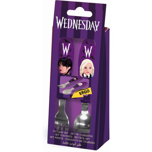 Wednesday Enid fém ergo evőeszköz készlet - 2 darabos