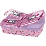   Hello Kitty Kuromi több rekeszes uzsonnás doboz, szendvicsdoboz