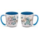 Disney Lilo és Stitch, A csillagkutya Ohana Elite porcelán bögre 380 ml (13 oz) Díszdobozban