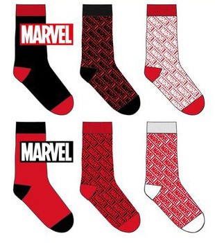 Marvel férfi zokni 39-46-os méretben