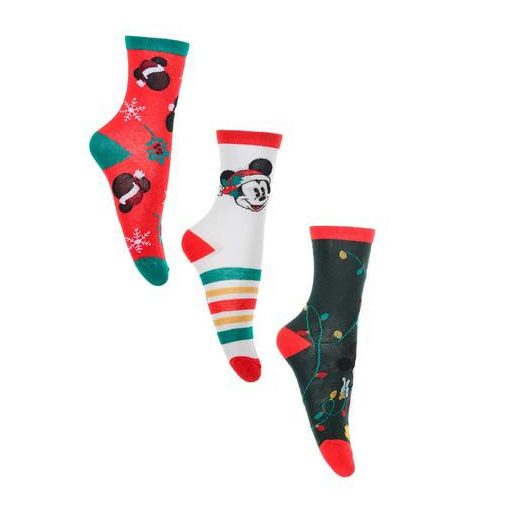 Disney Mickey Santa Hat Karácsonyi férfi zokni 36-44