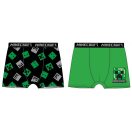 Minecraft Green gyerek boxeralsó 2 darab/csomag 6 - 12 év / 116 - 152 cm