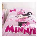 Disney Minnie Pink Polka Bow ágyneműhuzat 140×200cm, 65x65 cm