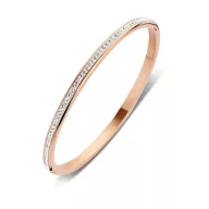 Victoria Rose gold színű fehér köves karkötő
