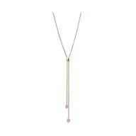 Victoria Rose gold színű rózsaszín köves nyaklánc