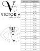 Victoria Ezüst színű fekete, fehér köves nyaklánc