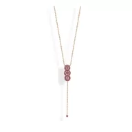 Victoria Rose gold színű rózsaszín köves nyaklánc