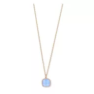 Victoria Rose gold színű kék köves nyaklánc