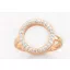 Victoria Rose gold színű fehér köves gyűrű
