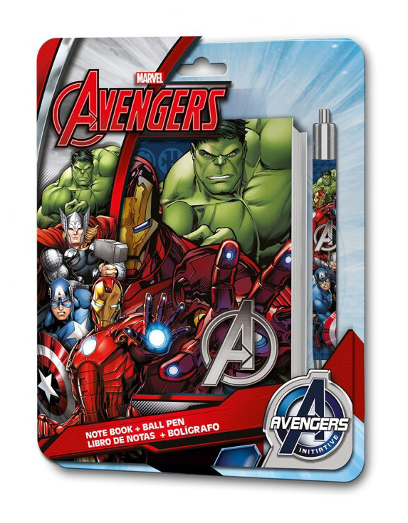 Zápisník Avengers + pero