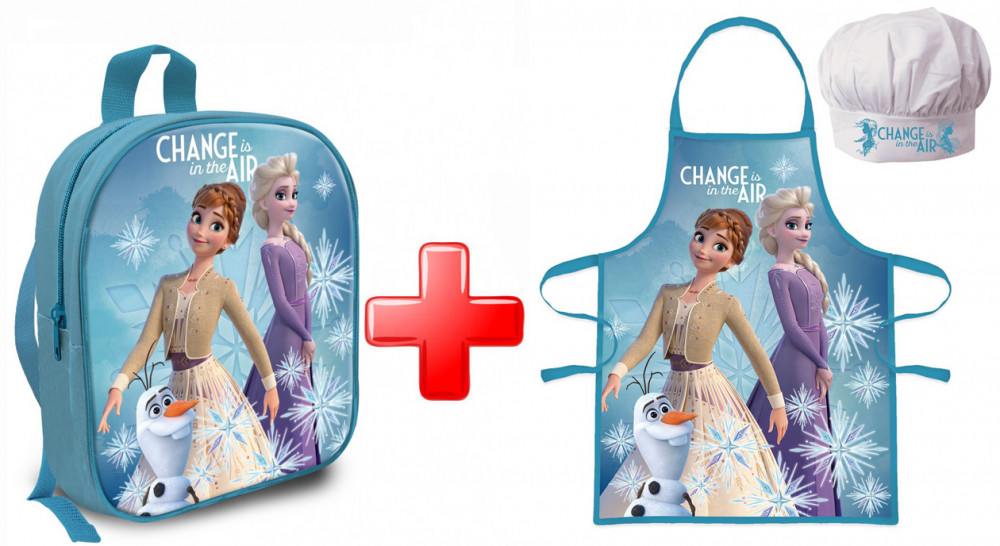 Sada batohu a tašky na zásteru Disney Frozen