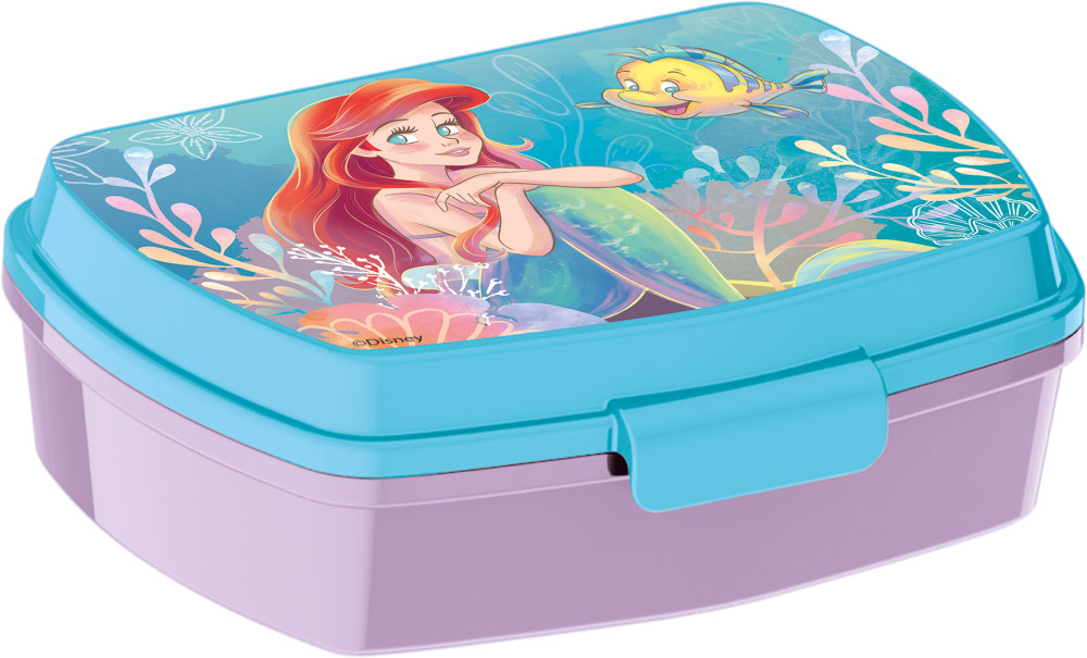 Vtipný plastový sendvičový box Disney Princess Ariel