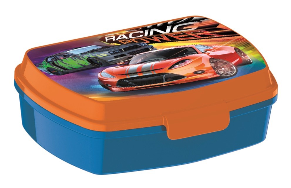 Zábavný plastový sendvičový box Racing Power