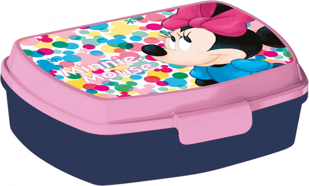 Vtipná plastová sendvičová škatuľka Disney Minnie Dotted