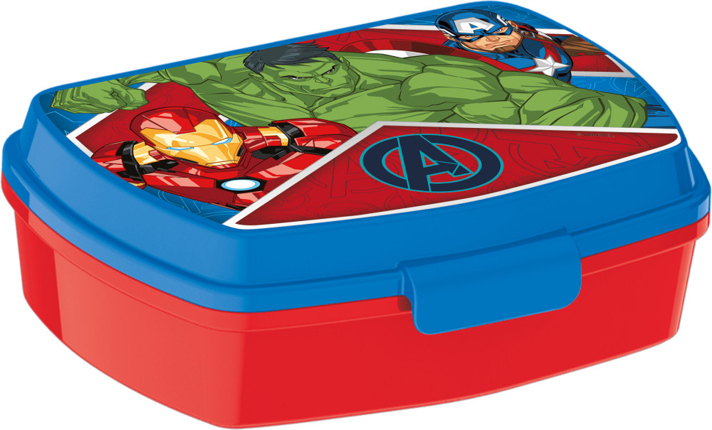 Vtipná plastová sendvičová krabička Avengers Army