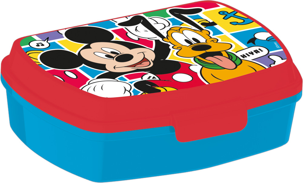 Zábavná plastová sendvičová škatuľka Disney Mickey Better Together