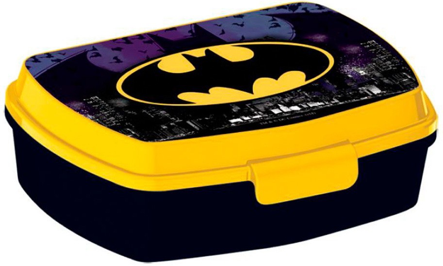 Vtipná plastová sendvičová krabička Batman Bat Signal